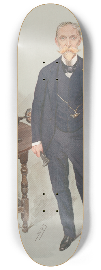 Leslie Matthew Ward - Doctors and Scientists. Electricity. Sir David L. Salomons. 8.25 inch art skate deck