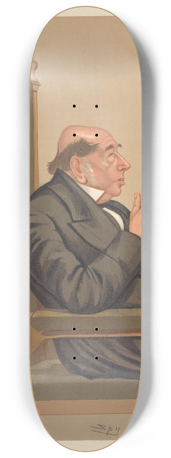 Leslie Matthew Ward - Policemen; Bow Street, Mr. James Vaughn, October 25, 1890 8.25 inch art skate deck