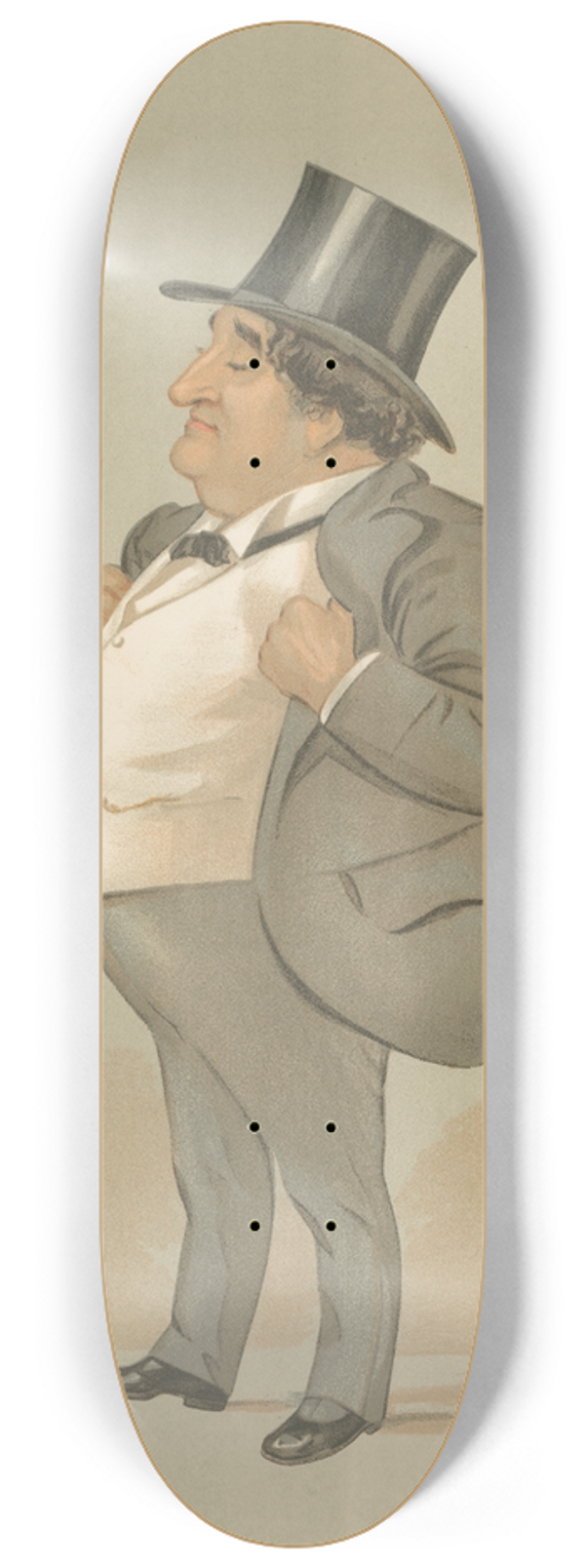 Leslie Matthew Ward - Politicians  Buonaparte B. Mr. Thomas Henry Bolton. October 12, 1893 8.25 inch art skate deck