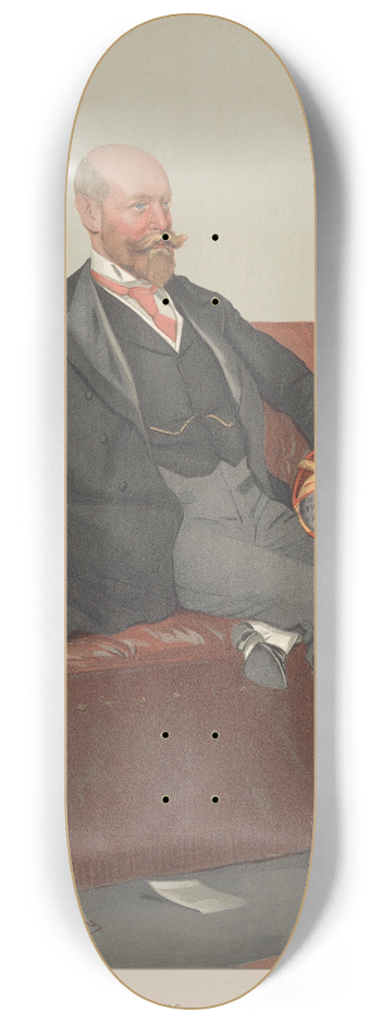 Leslie Matthew Ward - Politicians  Chairman of Committees in the Lords. The Earl of Onslow. 20 April 1905 8.25 inch art skate deck