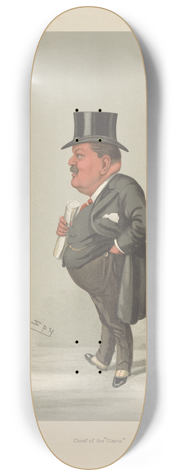 Leslie Matthew Ward - Politicians  Chief of the Clans. Sir Charles W. Cayzer. June 9, 1904 8.25 inch art skate deck