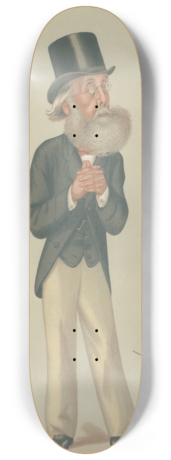 Leslie Matthew Ward - Politicians  Clever. Mr. William Bromley Davenport. May 12, 1877 8.25 inch art skate deck