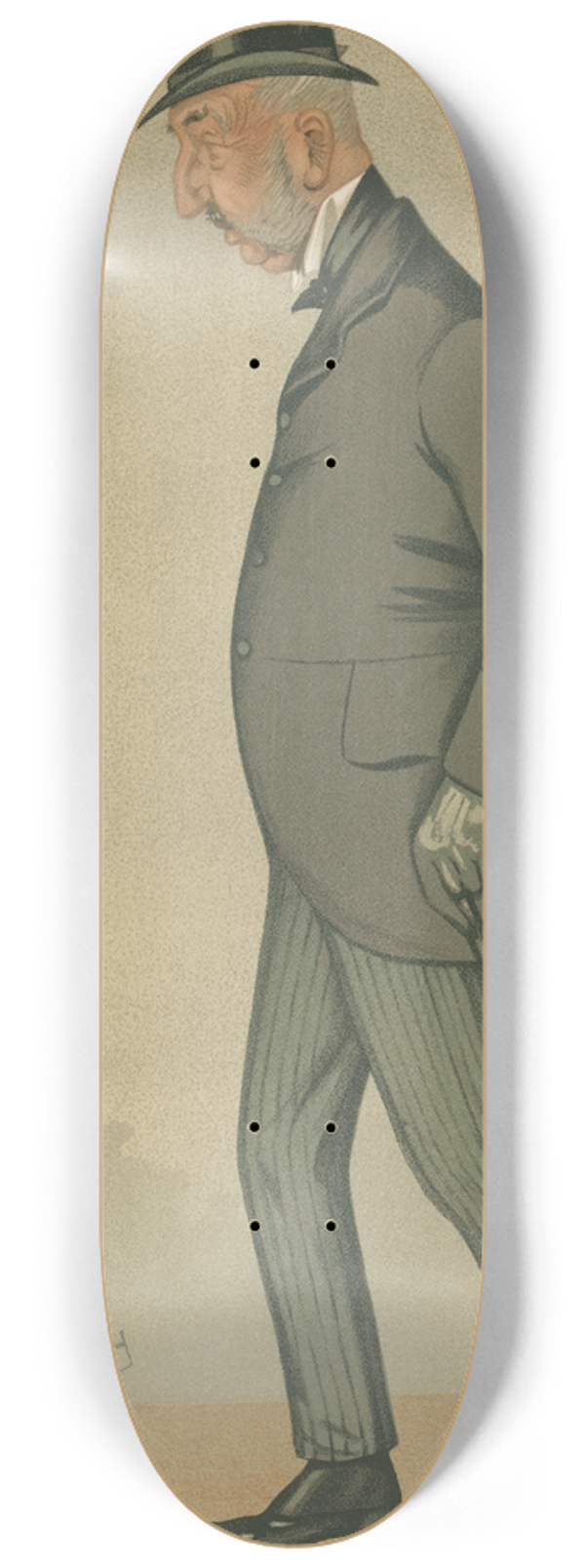 Leslie Matthew Ward - Politicians  Colonial Self-Government. The Rt. Hon. Lord Norton. 27 September 1892 8.25 inch art skate deck