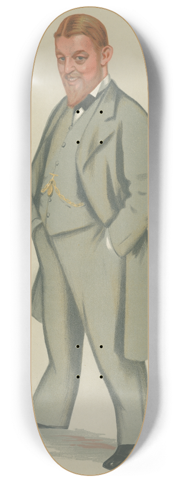 Leslie Matthew Ward - Politicians  Eastern Roumelia. The Earl of Donoughmore. October 25, 1879 8.25 inch art skate deck