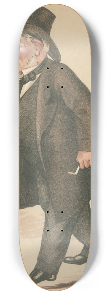 Leslie Matthew Ward - Politicians  Home-Rule. Mr. Isaac Butt. May 3, 1873 8.25 inch art skate deck