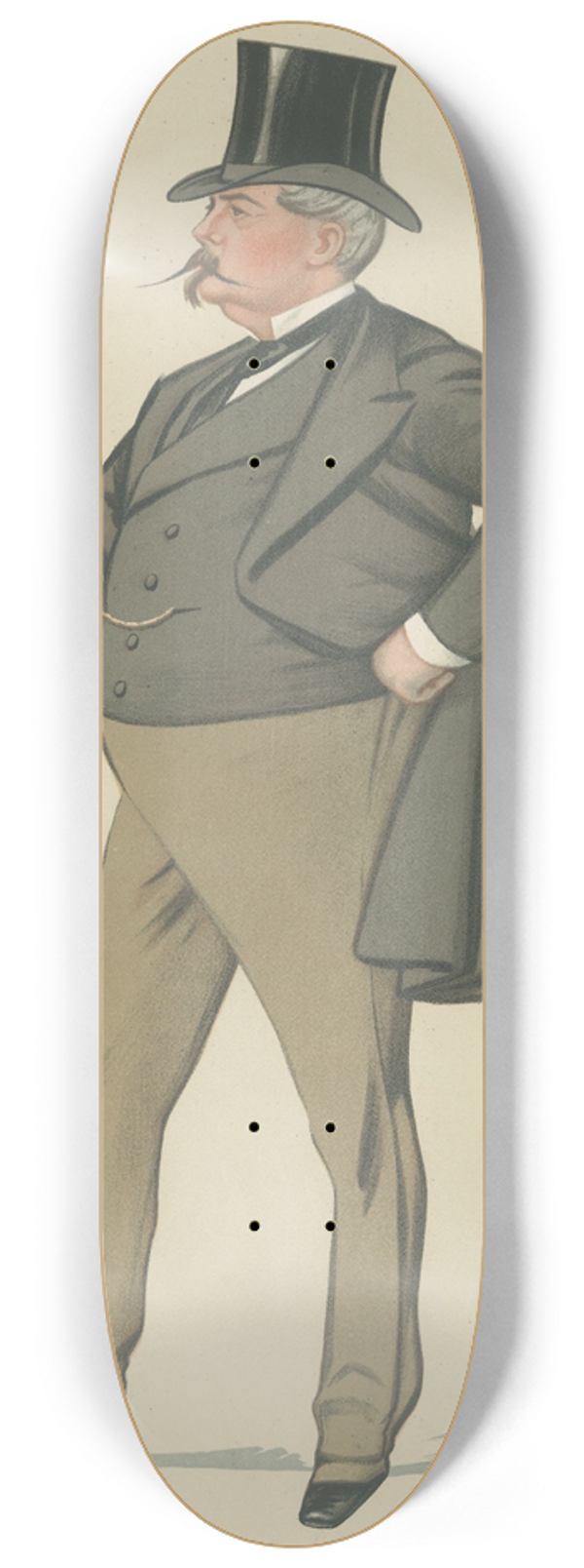 Leslie Matthew Ward - Politicians  Lofty, Mr. Arthur Loftus Tottenham. 15 April 1882 8.25 inch art skate deck