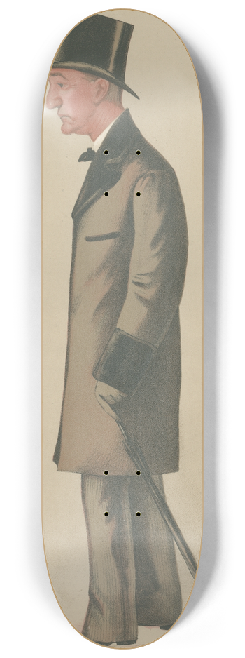 Leslie Matthew Ward - Politicians  Montrose. The Rt. Hon. William Edward Baxter. April 25, 1885 8.25 inch art skate deck