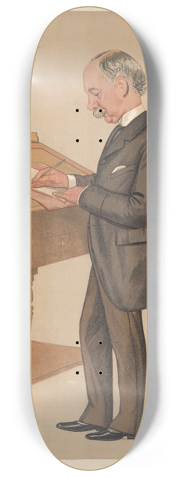 Leslie Matthew Ward - Politicians  Sir Francis Knollys. 14 March 1891 8.25 inch art skate deck
