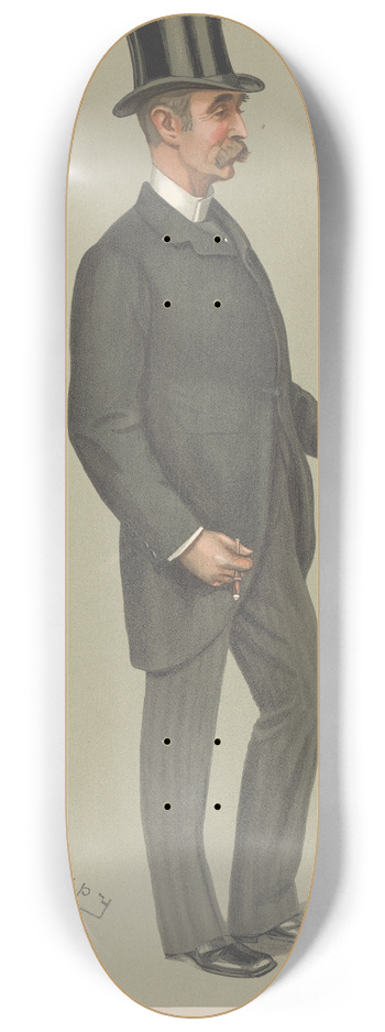 Leslie Matthew Ward - Politicians  Strathfieldsaye. The Duke of Wellington. 5 March 1903 8.25 inch art skate deck