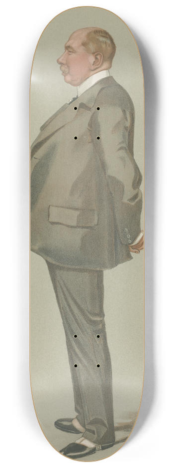 Leslie Matthew Ward - Railway Officials; G.W.R., Sir Joseph Loftus Wilkinson, November 20, 1902 8.25 inch art skate deck