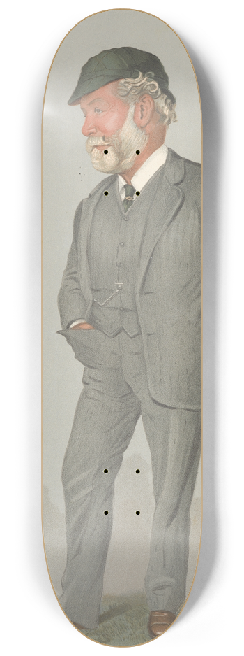 Leslie Matthew Ward - Shipping Officials; Destroyers, Sir John Isaac Thornycroft, January 19, 1905 8.25 inch art skate deck