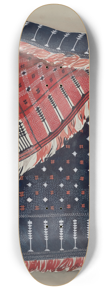 Lillian Causey - Quilt 8.25 inch art skate deck