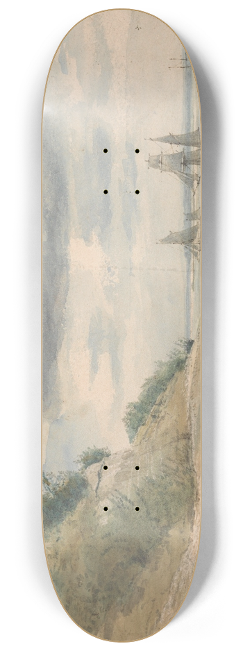 Lionel Constable - View near Walton on Naze 8.25 inch art skate deck