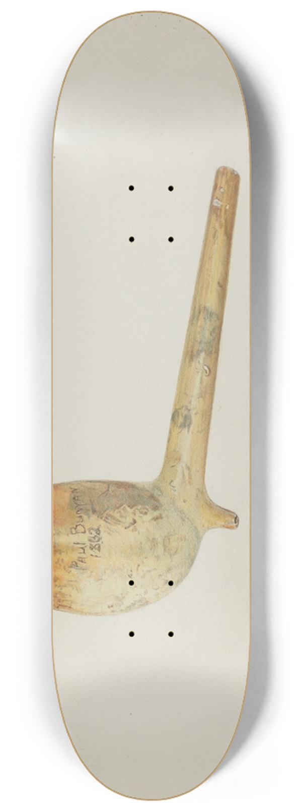 Lloyd Charles Lemcke - Pipe 8.25 inch art skate deck