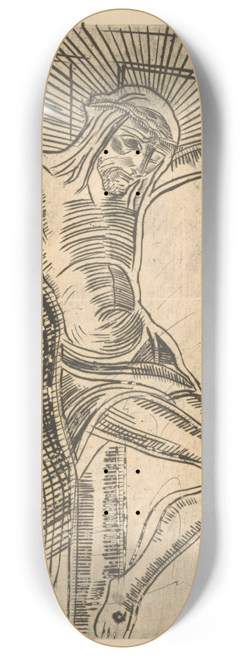 Lodewijk Schelfhout - Christus aan het kruis 2 8.25 inch art skate deck