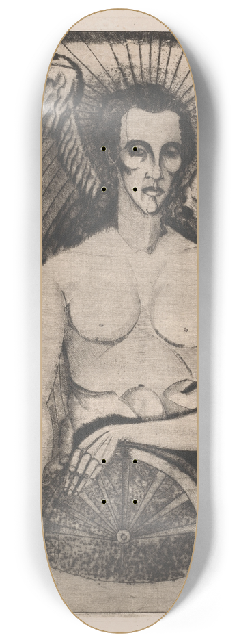 Lodewijk Schelfhout - Engel met wiel 8.25 inch art skate deck