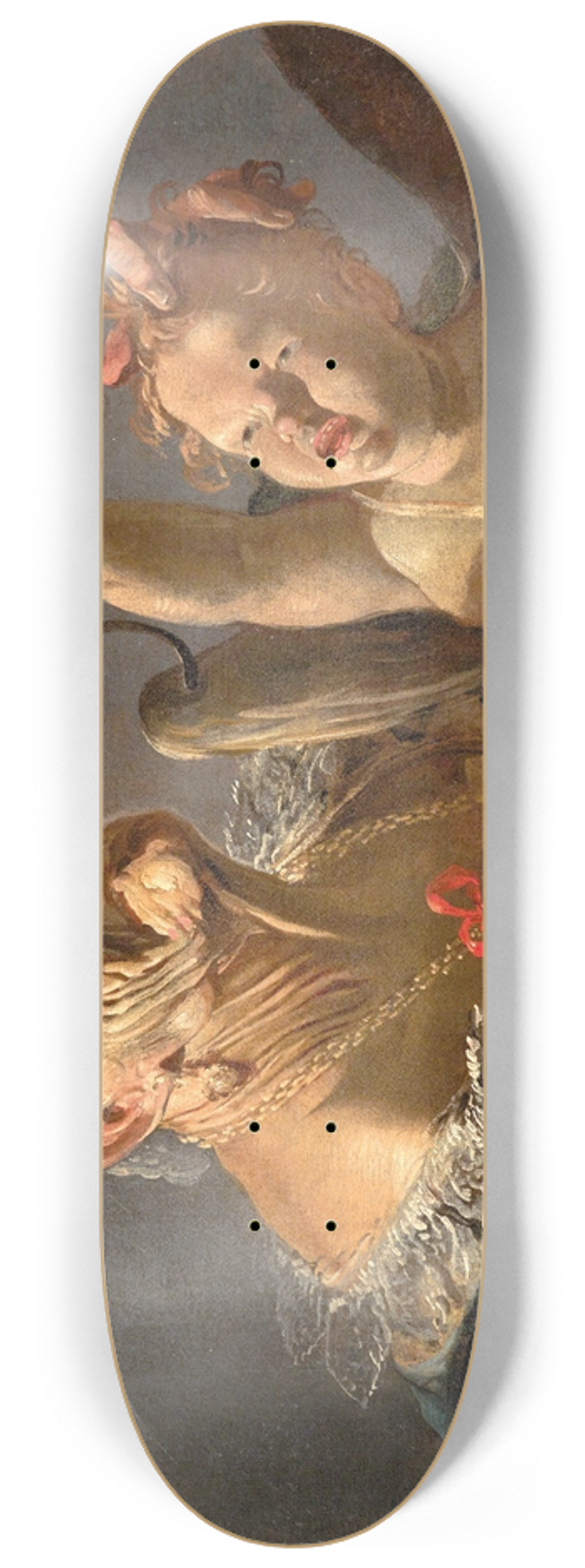 Lombard School - Allegory of Old Age 8.25 inch art skate deck
