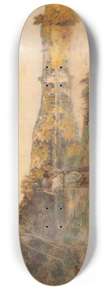 Lon Augustin Lhermitte - Fin de Belle Journe 8.25 inch art skate deck