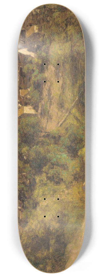 Lon Augustin Lhermitte - Le Repos Des Paysans 8.25 inch art skate deck