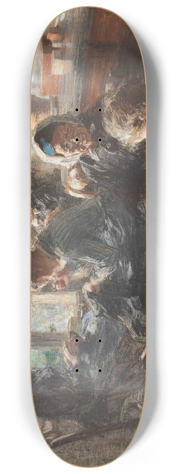 Lon Augustin Lhermitte - Les couturires 8.25 inch art skate deck