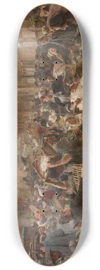 Lon Augustin Lhermitte - Les Halles 8.25 inch art skate deck