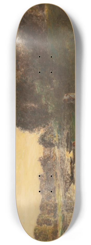 Lon Augustin Lhermitte - Les laveuses  Chelles 8.25 inch art skate deck