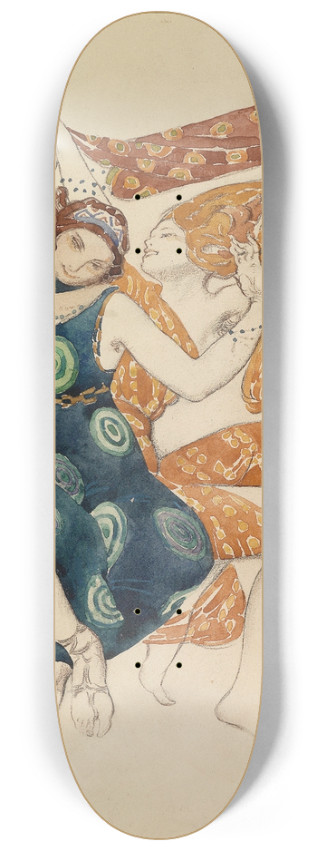 Lon Bakst - Costume for Narcisse by Tcherepnin 8.25 inch art skate deck