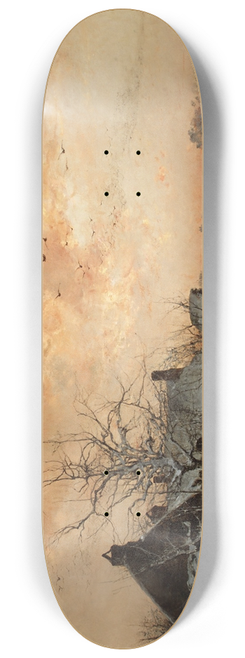 Lon-Germain Pelouse - January-Cernay-near Rambouillet 8.25 inch art skate deck
