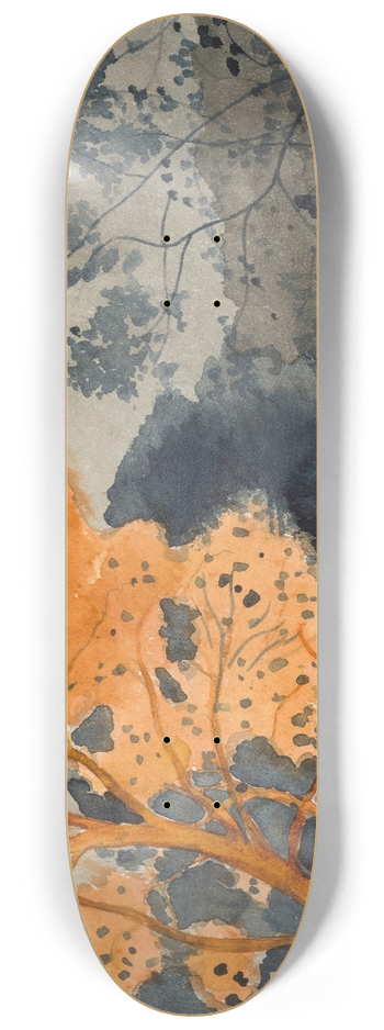 Lon Spilliaert - Etang en automne 8.25 inch art skate deck