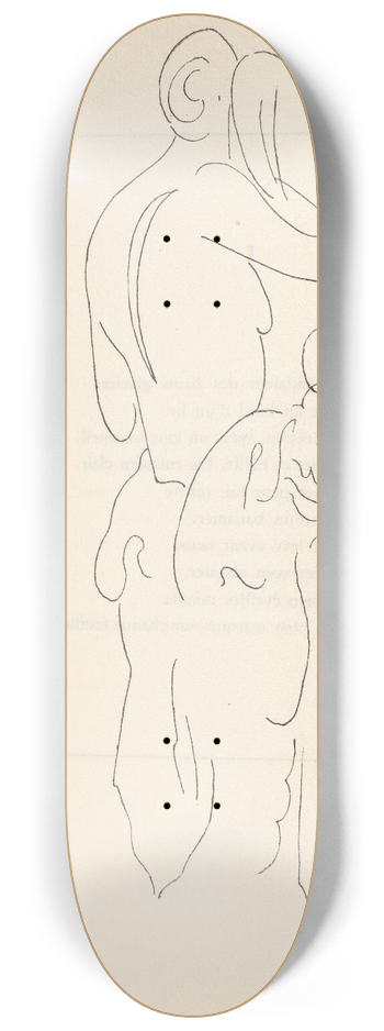 Lon Spilliaert - La Femme au Prisme 8.25 inch art skate deck