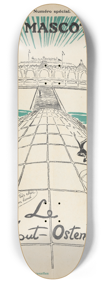 Lon Spilliaert - La Mascotte 8.25 inch art skate deck
