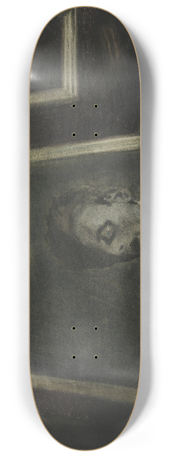 Lon Spilliaert - Zelfportret met spiegel 8.25 inch art skate deck