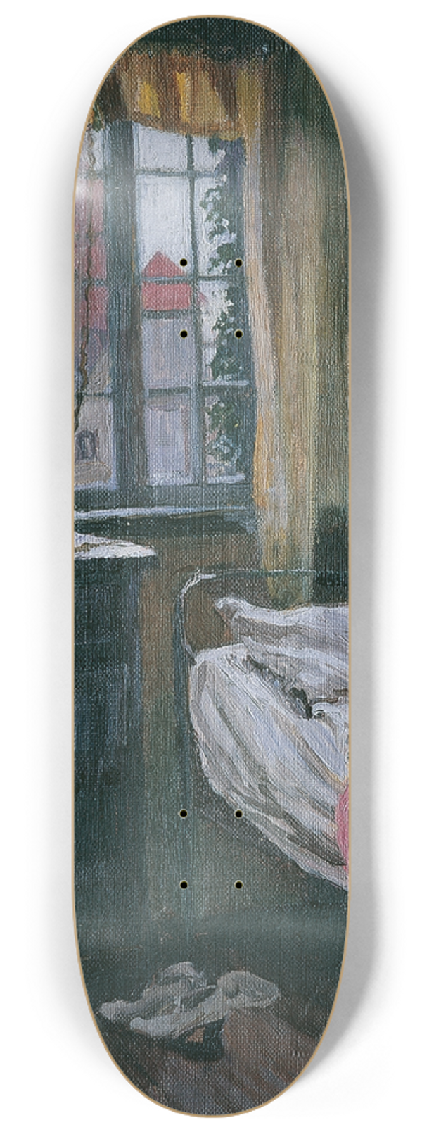 Lore Scheid - Schlafraum auf Wangeroog 8.25 inch art skate deck