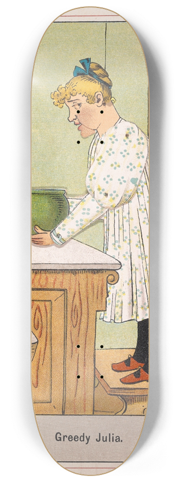 Lothar Meggendorfer - Greedy Julia 8.25 inch art skate deck