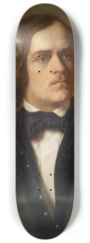 Adolf Follenweider - Portrait Of A Man 8.25 inch art skate deck
