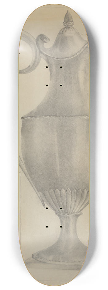 Louis Annino - Silver Flagon 8.25 inch art skate deck