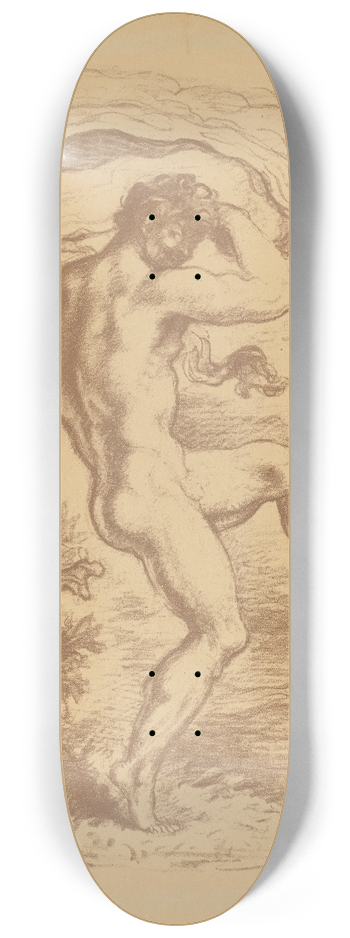 Louis Anquetin - Dancing Nude 8.25 inch art skate deck