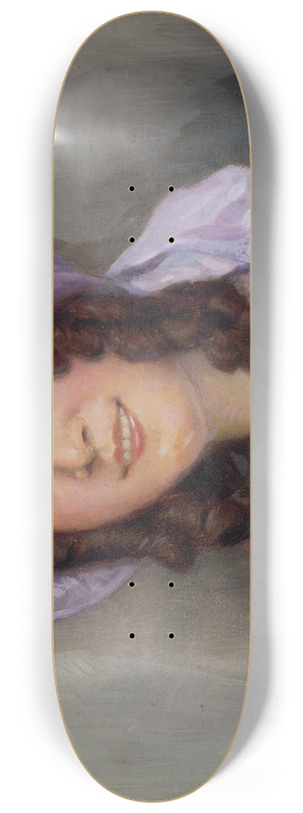 Louis douard Fournier - Portrait de Mademoiselle Maille, socitaire de la Comdie-Franaise, dans le rle de Mme de Lancy dans Antony. 8.25 inch art skate deck