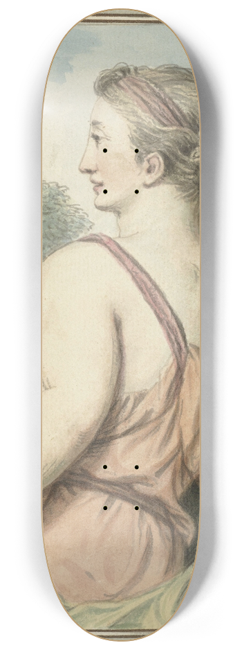 Louis Fabritius Dubourg - De Welsprekendheid 8.25 inch art skate deck