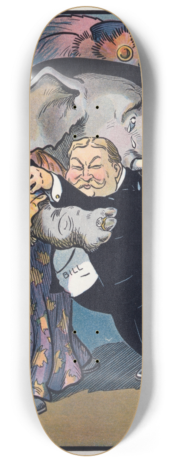 Louis Glackens - The great renunciation 8.25 inch art skate deck