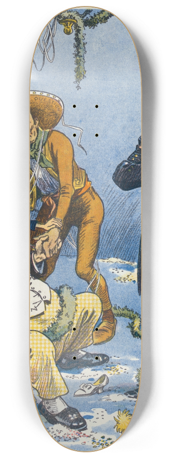 Louis Glackens - The morning after 8.25 inch art skate deck