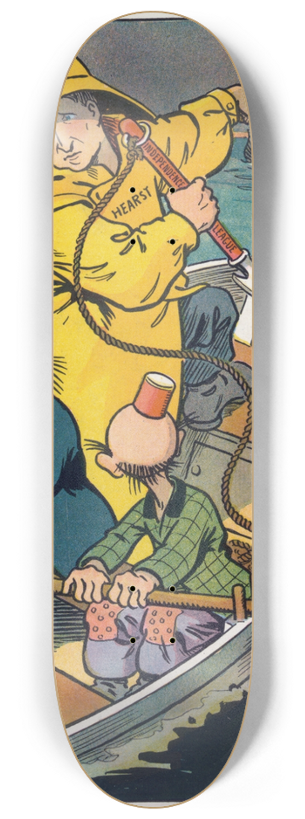 Louis Glackens - There they blow 8.25 inch art skate deck