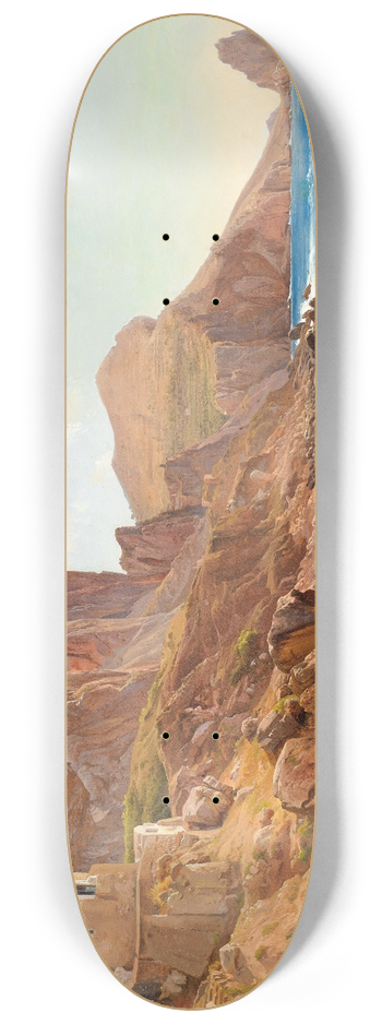 Louis Gurlitt - Marina Piccola, Capri 8.25 inch art skate deck