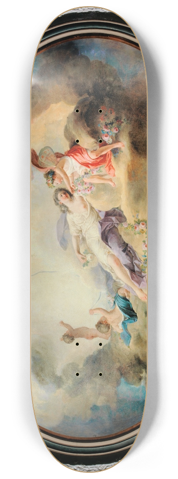 Louis-Jean-Franois Lagrene - Le triomphe de Flore 8.25 inch art skate deck