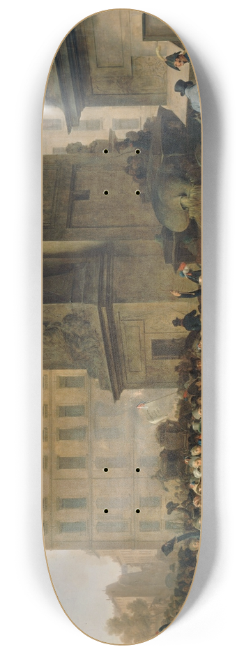 Louis Lopold Boilly - Les Conscrits de 1807 Dfilant Devant La Porte Saint-Denis 8.25 inch art skate deck