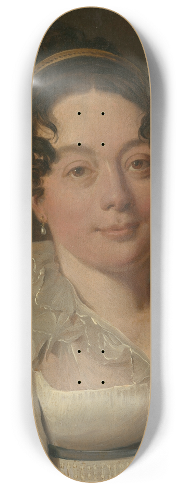 Louis Lopold Boilly - Portrait of a Woman 8.25 inch art skate deck