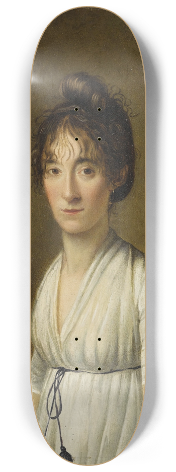 Louis Lopold Boilly - Portrait Of A Woman 8.25 inch art skate deck