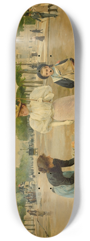 Louis Marie De Schryver - Lavenue des Champs-lyses 8.25 inch art skate deck