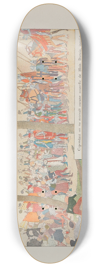 Louis Maurice Boutet de Monvel - Jeanne dArc Pl.14 8.25 inch art skate deck