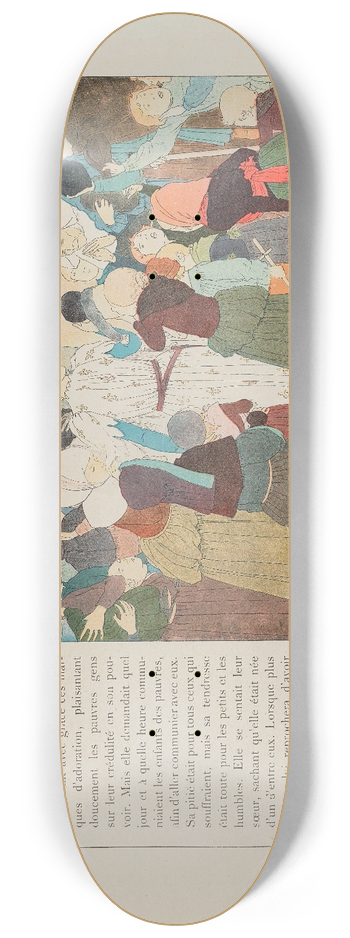 Louis Maurice Boutet de Monvel - Jeanne dArc Pl.29 8.25 inch art skate deck